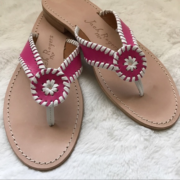 Jack Rogers | Shoes | Jack Rogers Magenta Ro Thong Sandal 85m Nwot |  Poshmark
